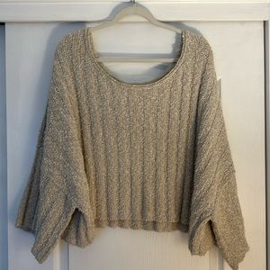 Free People Wide Neck Sweater